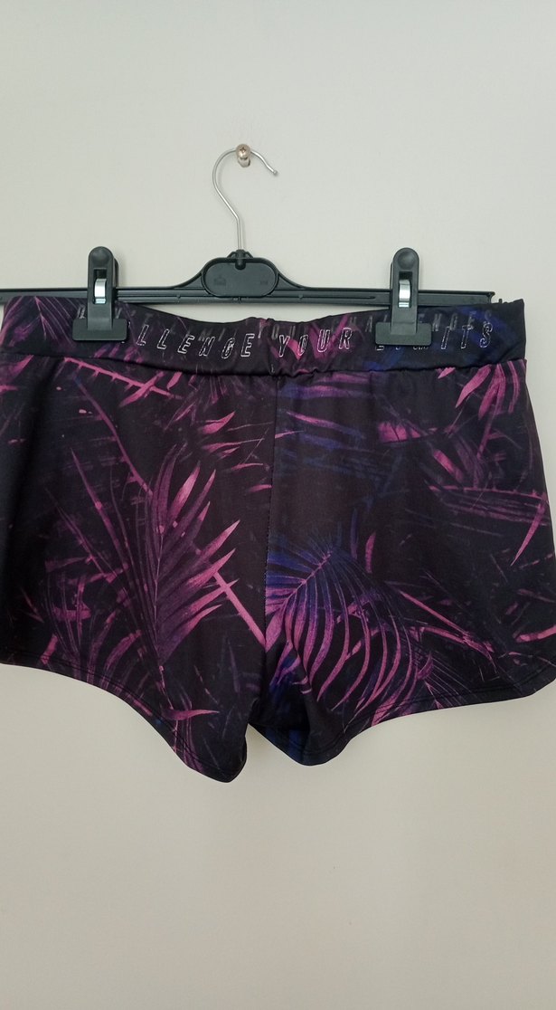 Mor Mini Şort sport - Görsel 2