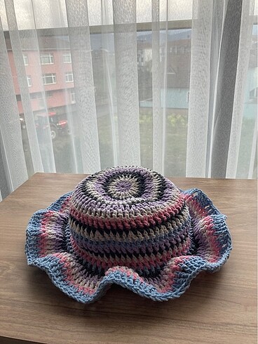 Zara El örgüsü bucket şapka yazlık