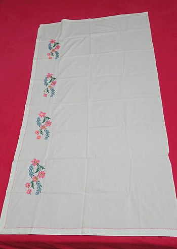 Beden Makine Kanaviçe Nakışlı Takım(5 Parça)