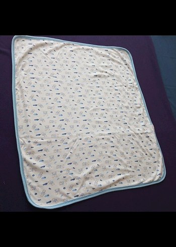 Ayıcık ve Araba Baskılı Çocuk Battaniyesi - Görsel 3