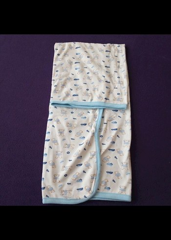 Ayıcık ve Araba Baskılı Çocuk Battaniyesi - Görsel 5