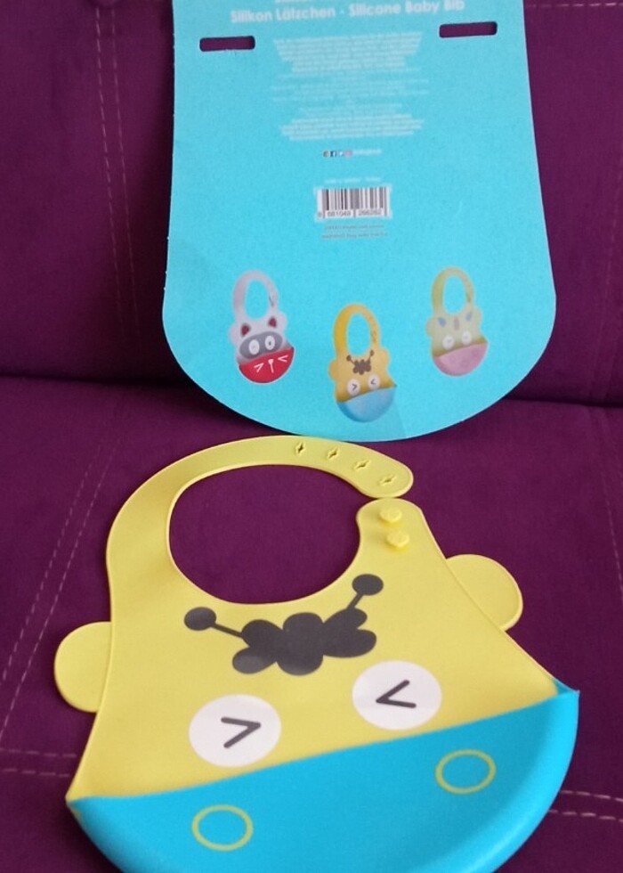 BABYJEM Marka, Silikon Mama Önlüğü - Görsel 2