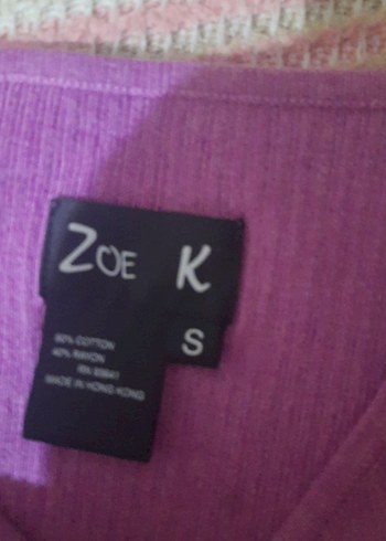 Mor Kolsuz Kadın Triko Süveter - Görsel 3