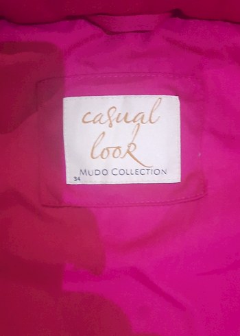 Koyu Pembe Fermuarlı Yelek - Görsel 2