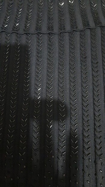 Taş ve boncuk işli bluz - Görsel 5