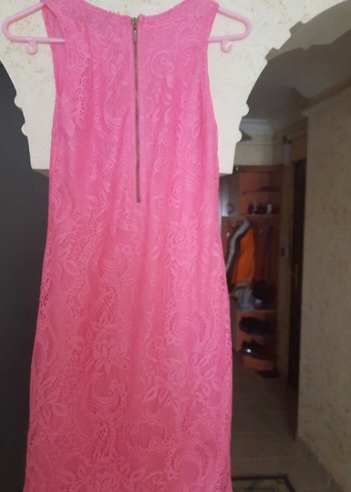 Dantel abiye elbise - Görsel 3