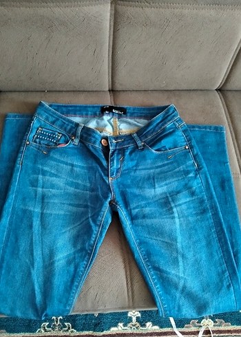 s Beden mavi Renk Mavi Kadın Jean Pantolon