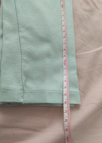 Kız Çocuk Turkuaz Baskılı Tayt - Görsel 3