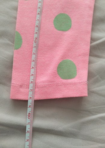 Pembe Puantiyeli Kız Tayt - Görsel 4