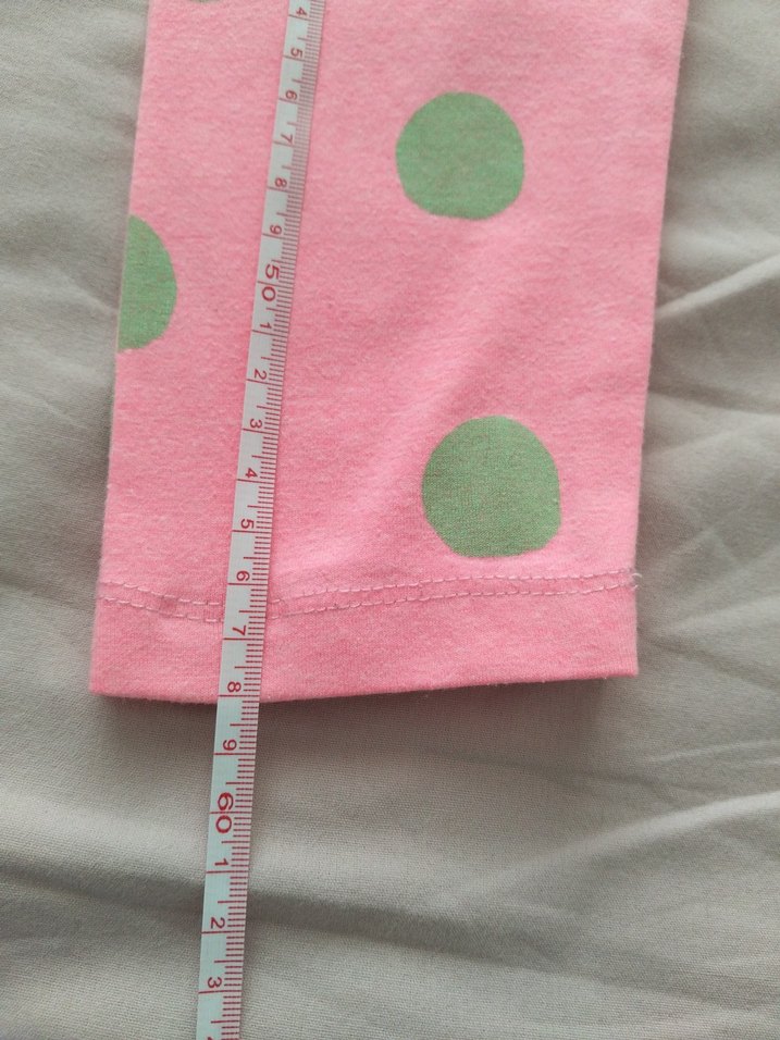 Pembe Puantiyeli Kız Tayt - Görsel 4