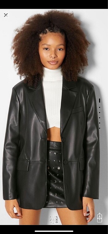 Bershka Bershk deri ceket