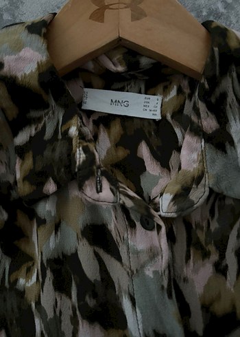 Kamuflaj Desenli elbise, Uzun Kollu, Gri-hali - Görsel 2