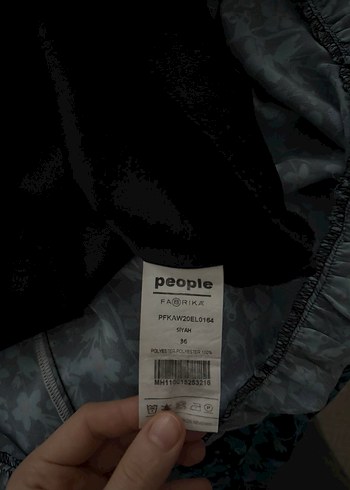 Uzun Kollu Turkuaz Pilili Bohem Tunik - Görsel 4