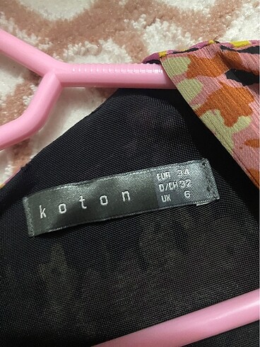 Koton Desenli Şifon Elbise