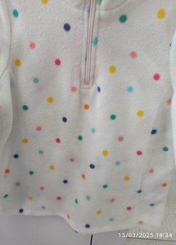 6 Yaş Beden beyaz Renk LCW polar sweatshirt 
