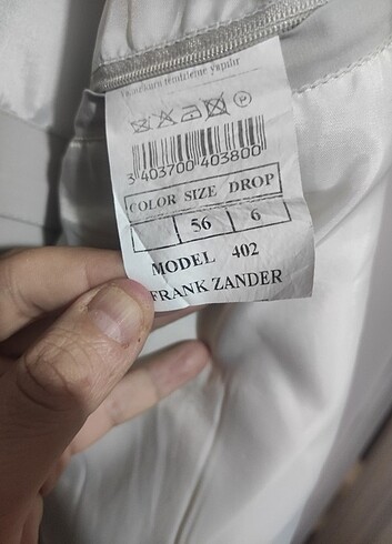 Frankie Morello Frak zander keten ceket xxl. Fotoda ölçü mevcut