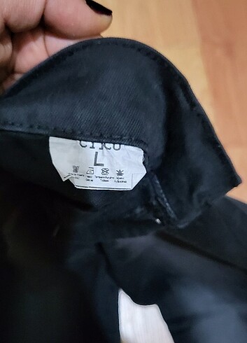 xl Beden siyah Renk Dar paça likraşı kot