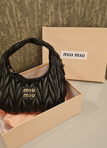 Miu Miu miu miu matelasse hobo bag çanta