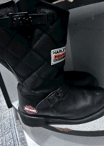 Siyah Deri Biker Çizme Tokalı bot 
iki kere giydim . - Görsel 4