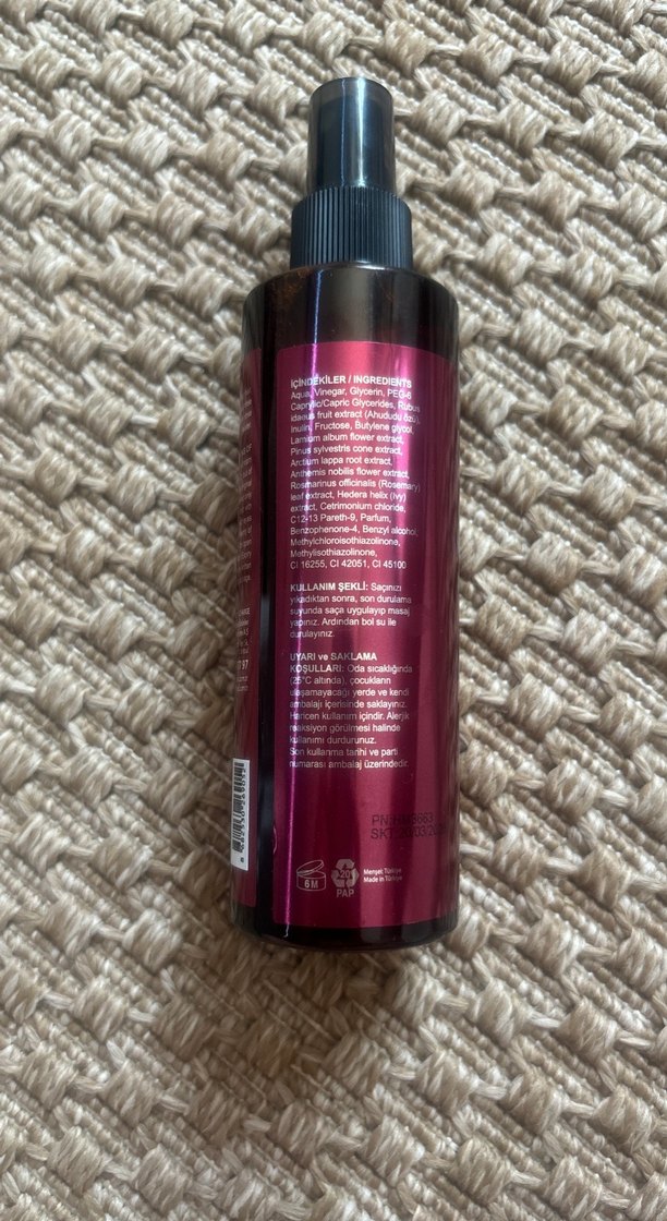 Hommy Saç Bakım Spreyi - Sirke Özlü - Görsel 2