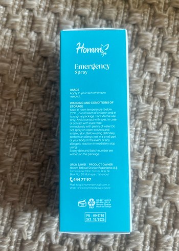 Homm Life Emergency Sprey 50 ml - Görsel 4