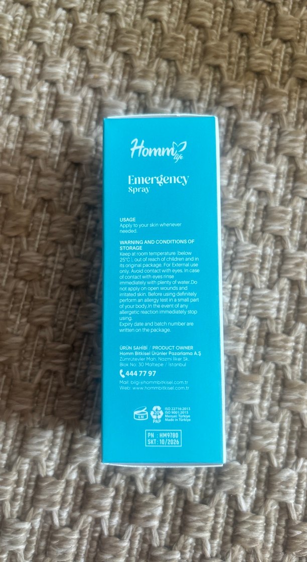 Homm Life Emergency Sprey 50 ml - Görsel 4