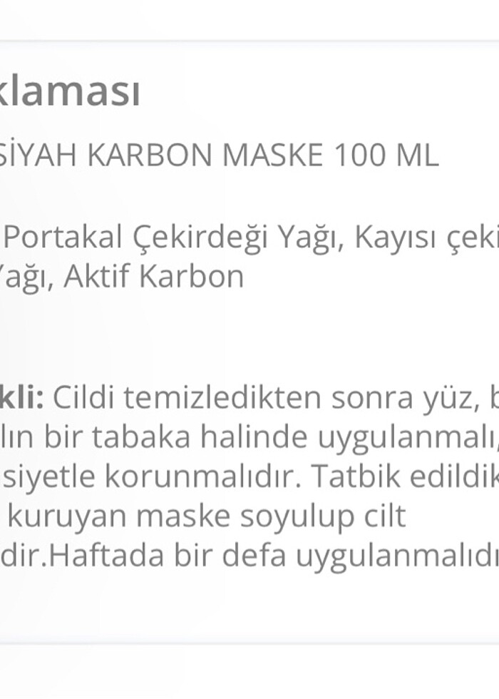 Siyah karbon maske - Görsel 2