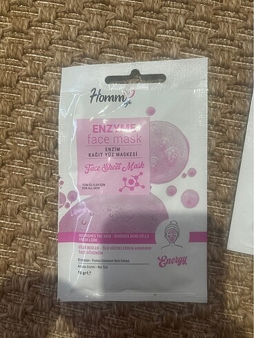 Homm Bitkisel maske - Görsel 3