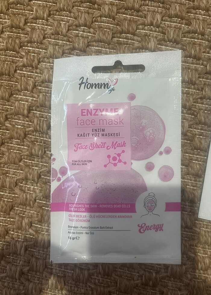 Homm Bitkisel maske - Görsel 3