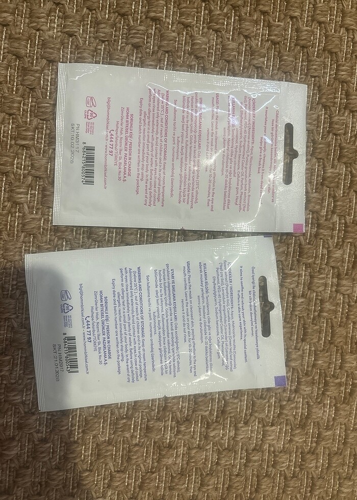 Homm Bitkisel maske - Görsel 2