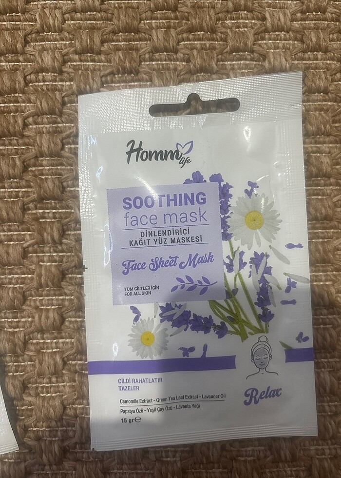 Homm Bitkisel maske - Görsel 5