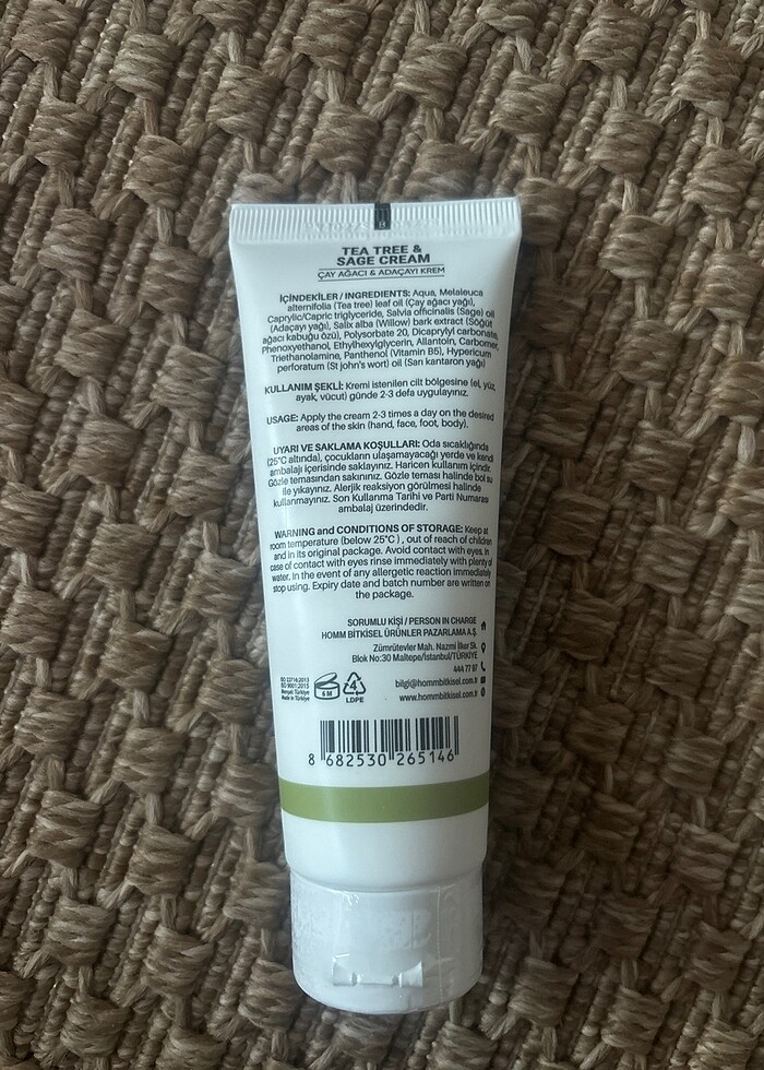 Çay ağacı adaçayı yağlı krem - Görsel 2