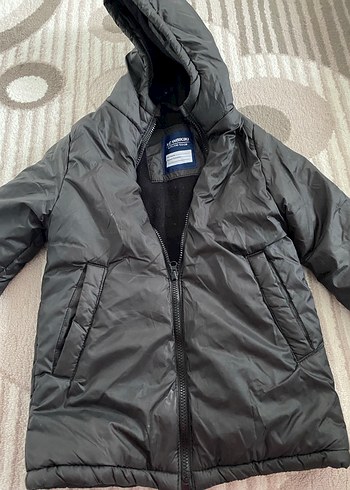 Gri Fermuarlı çocuk mont - Görsel 2