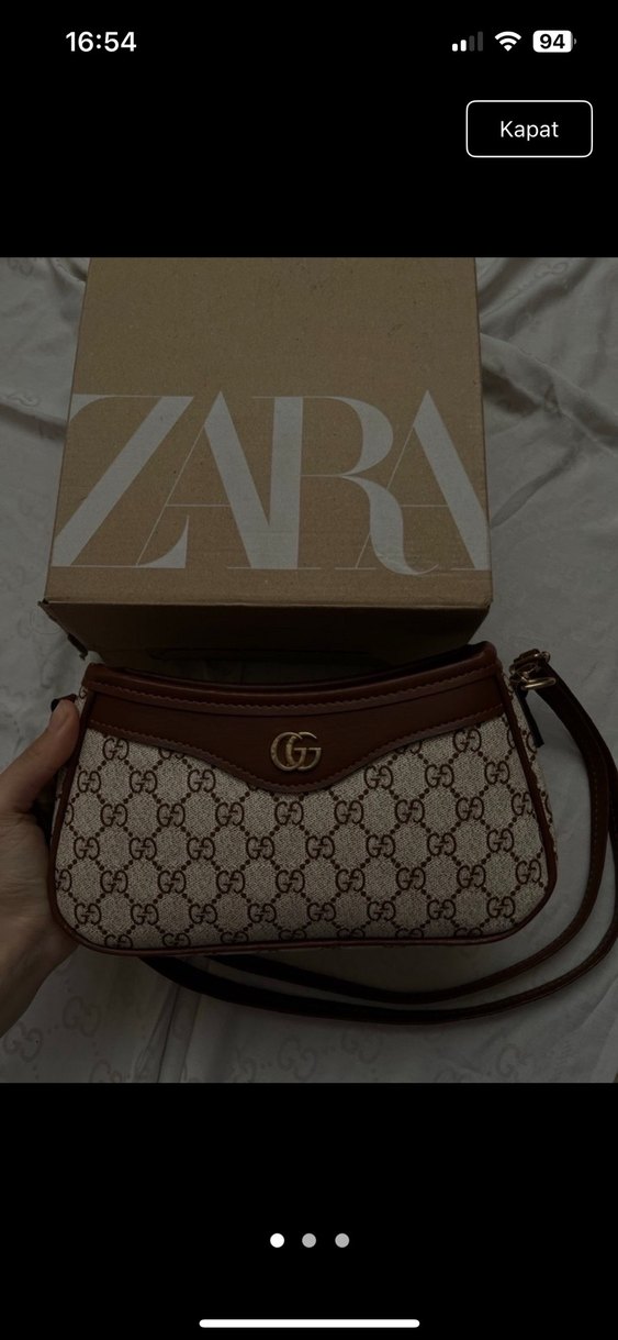 #askılıçanta #gucci TEMİZ ÜRÜN 2 defa çekimde takıldı - Görsel 2