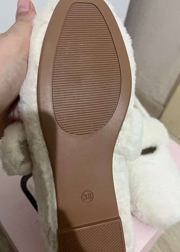 PELUŞ EV BABETİ 38 NO TEMİZ ÜRÜN 1 DEFA GİYİLDİ - Görsel 3