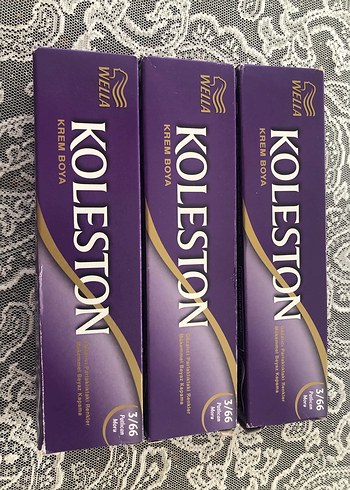 Wella Koleston Krem Saç Boyası 3/66 Patlıcan Moru