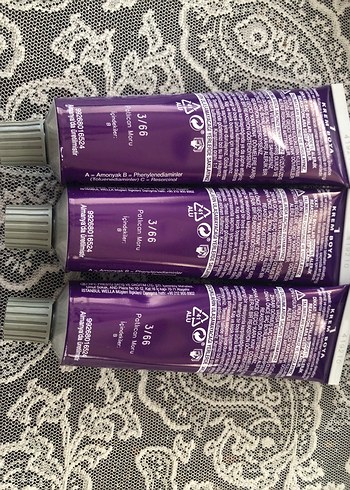Beden Renk Wella Koleston Krem Saç Boyası 3/66 Patlıcan Moru