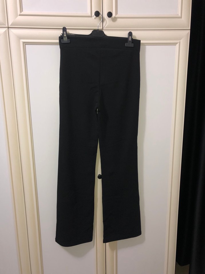 Siyah Kadın Kumaş Pantolon - Görsel 2