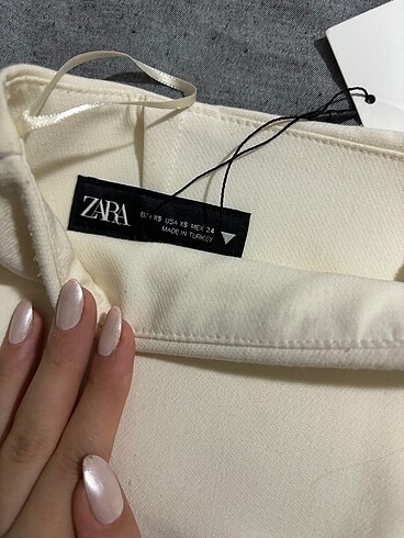 xs Beden Zara şort etek