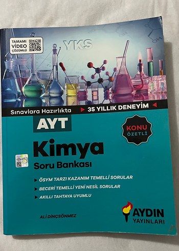 AYT ve TYT Kimya Soru Bankası - Aydın yayınları