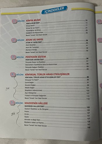 Beden AYT ve TYT Kimya Soru Bankası - Aydın yayınları