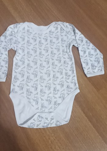 Renkli Uzun Kollu Pamuklu Bebek Body - Görsel 2