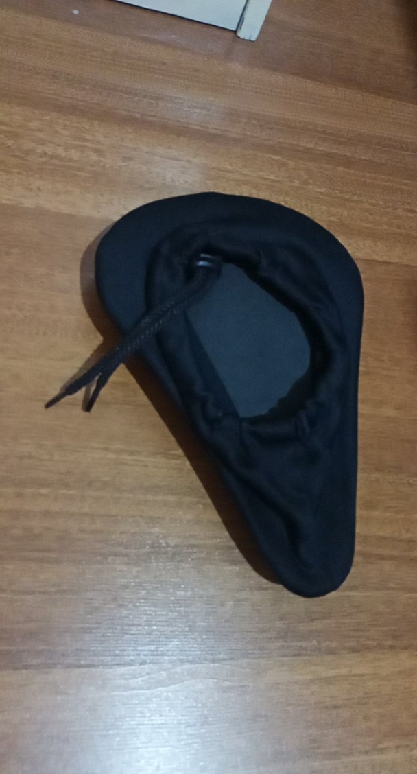 Siyah Kauçuk çocuk bisiklet Dizlikleri Velcro - Görsel 4