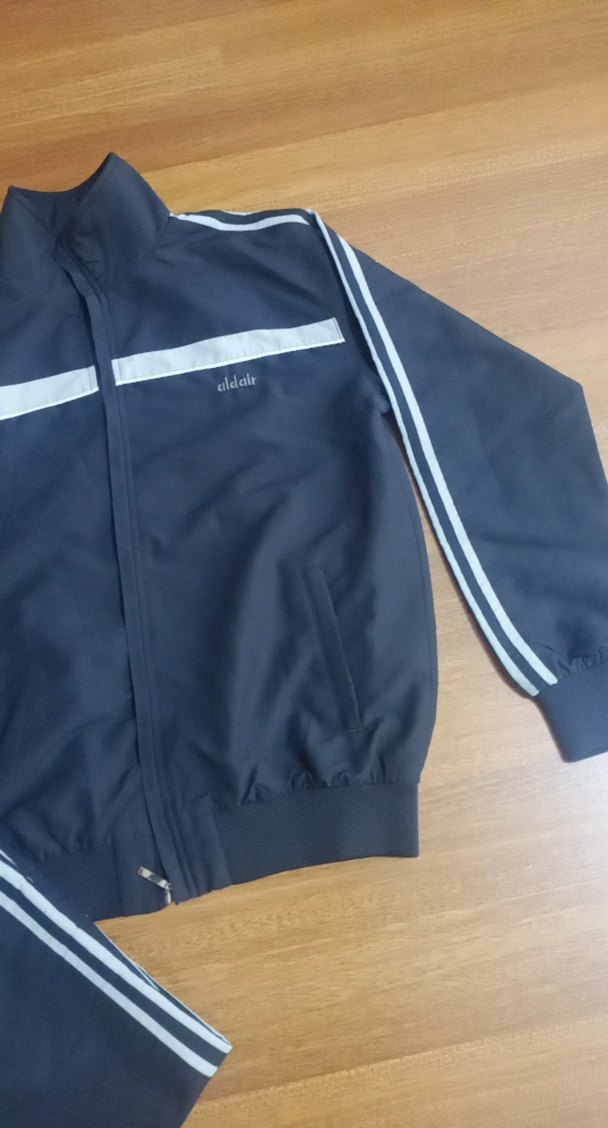 Gri Fermuarlı Erkek  Eşofman Takımı - Görsel 3