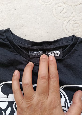 Erkek Siyah Star Wars Baskılı Tişört - Görsel 2