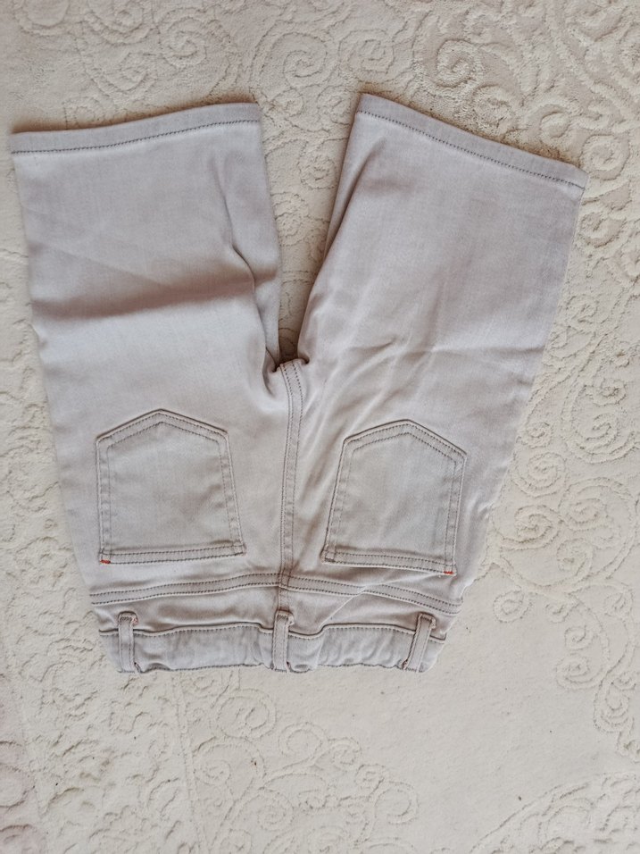 Gri Erkek Çocuk Bol Kesim Denim Şort - Görsel 2