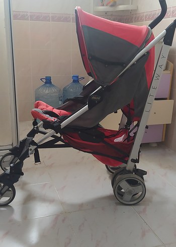 Kırmızı Chicco Bebek Arabası - Görsel 3