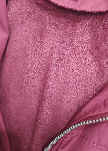 Bordo Fermuarlı Kadın Midi Ceket - Görsel 6