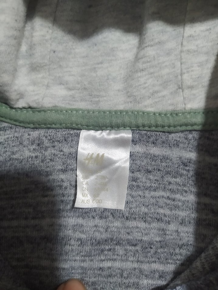 Kapüşonlu Gri Erkek Çocuk Ceket - Görsel 2