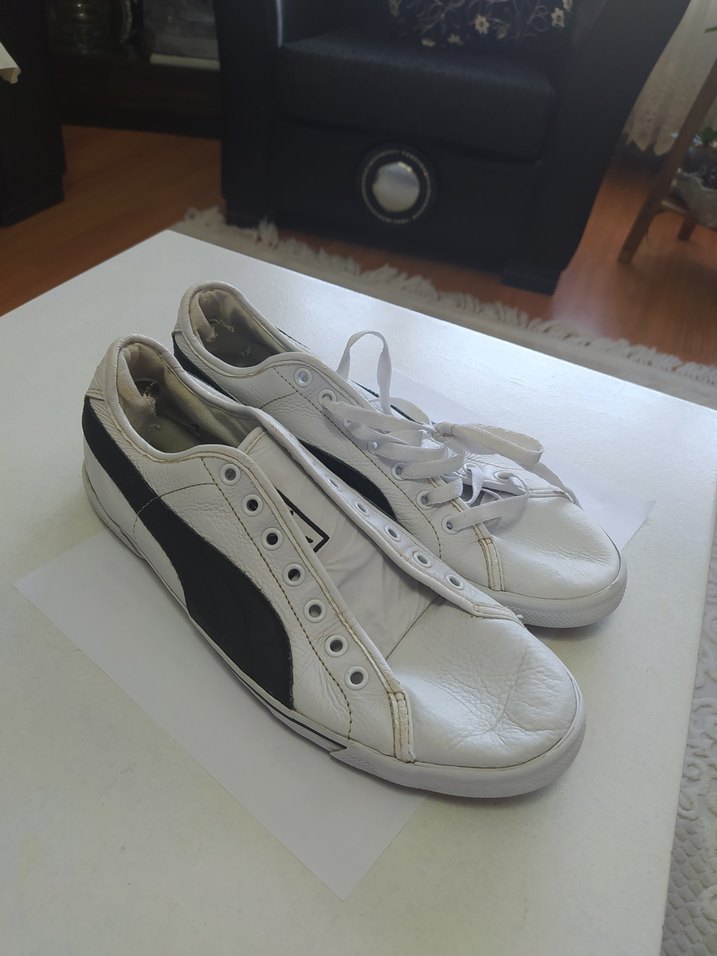 Puma Beyaz erkek spor ayakkabı - Görsel 2